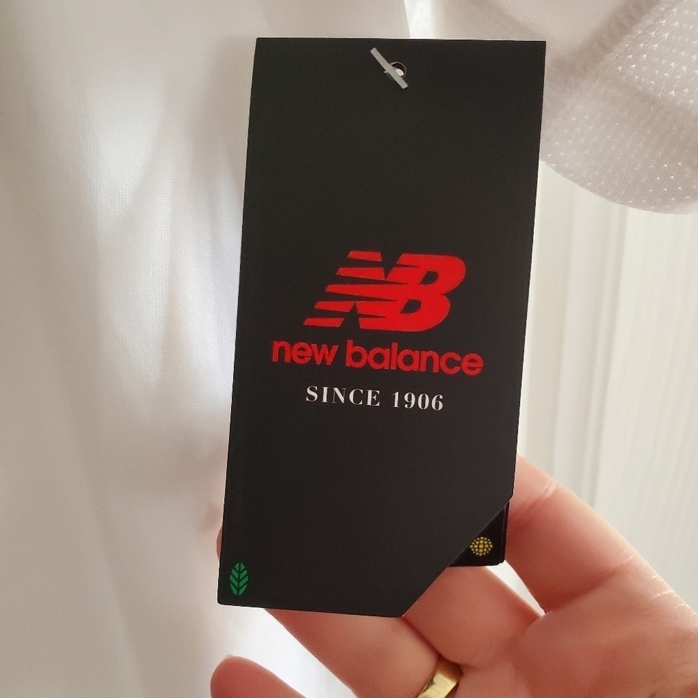 New Balance Double Play Baseball Raglan Tech T white size Mens Large - Picture 3 of 10